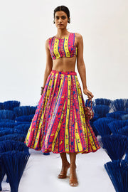 Baagh Short Lehenga Set Of 2