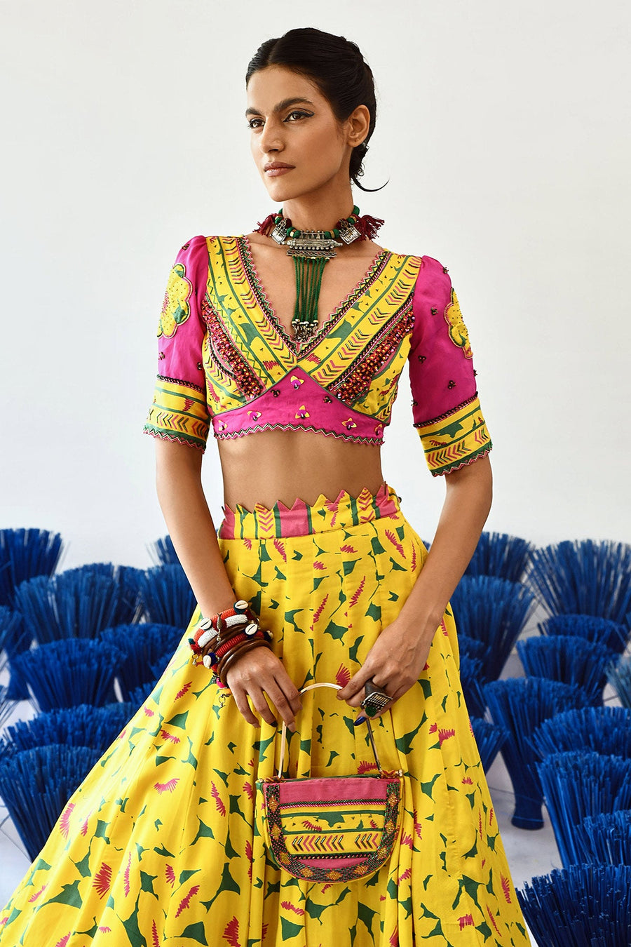 Vatikah Lehenga Set Of 3