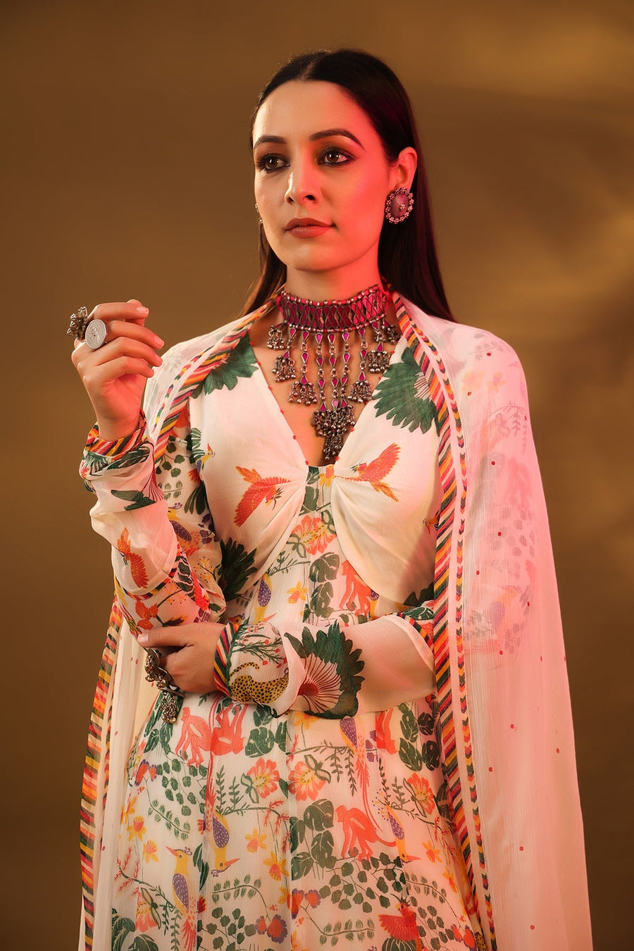 Kanan anarkali set of 3