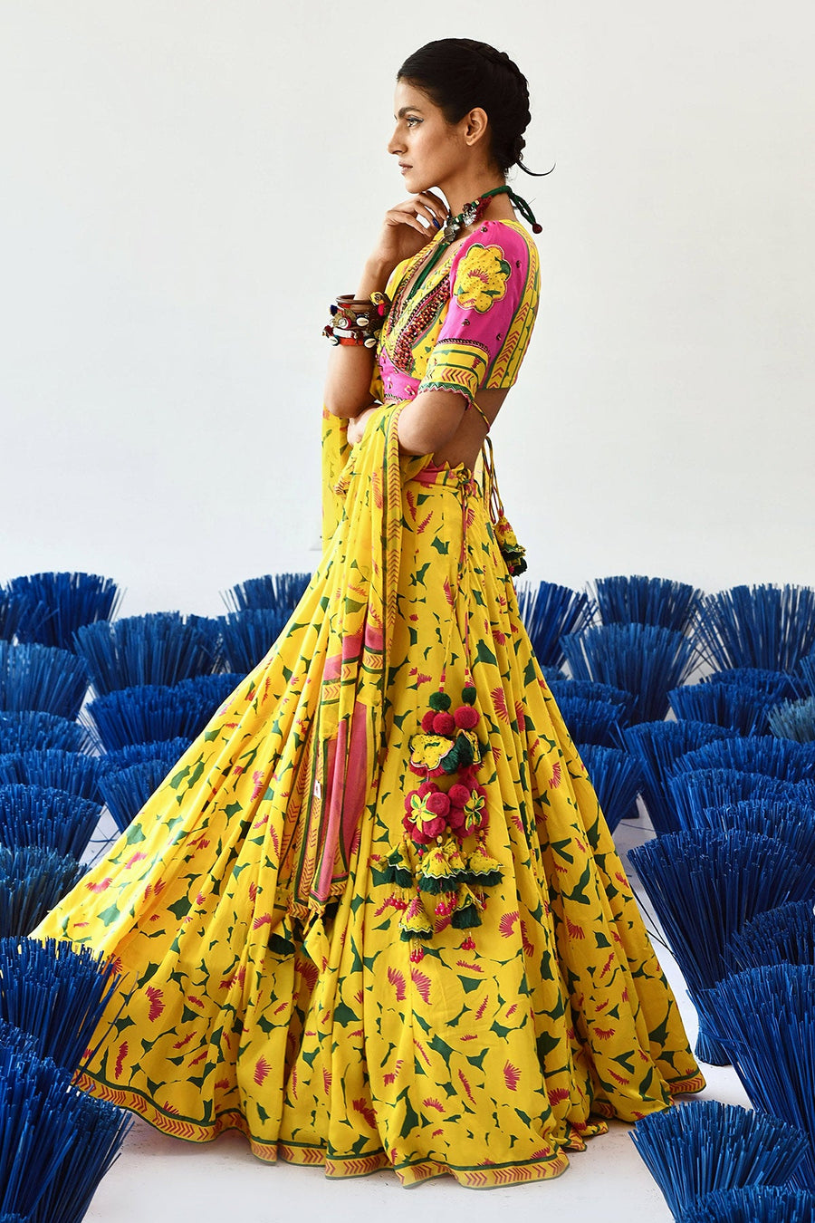 Vatikah Lehenga Set Of 3