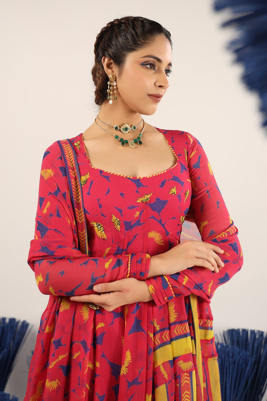 Saaro Anarkali set of 3
